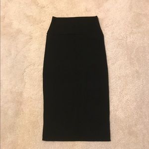 Fighting Eel Ava Sky Pencil Skirt - Black